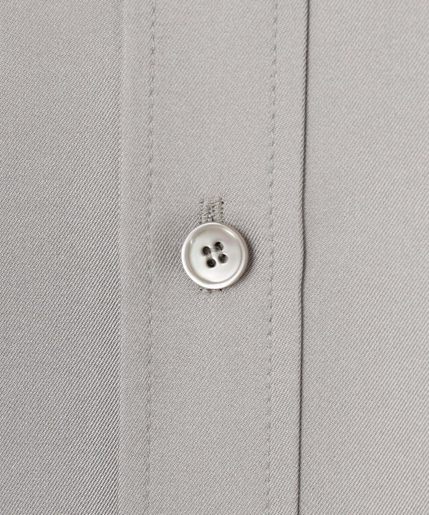 BEIGE， 【洗える】LISERONS / シルクシャツブラウス L Gray