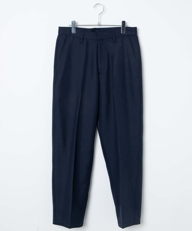 WEGO 【SCHOOLITEM】メンズスクールセミワイドスラックス ネイビー