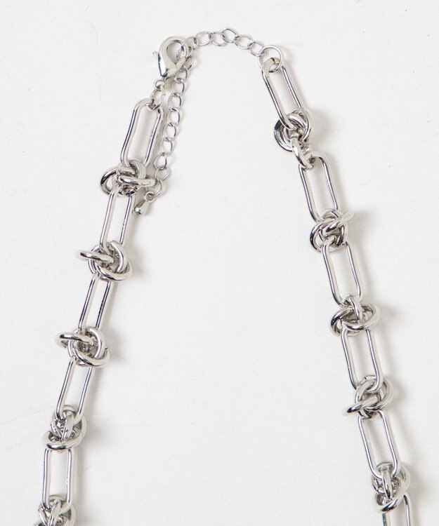 WEGO Lスターデザインチェーンネックレス シルバー