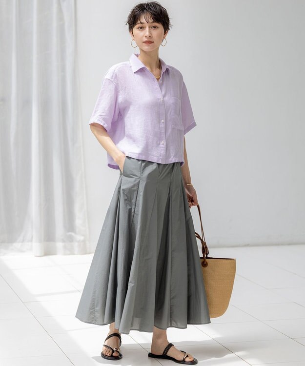 23区 メタルバートップ ネックレス ゴールド系