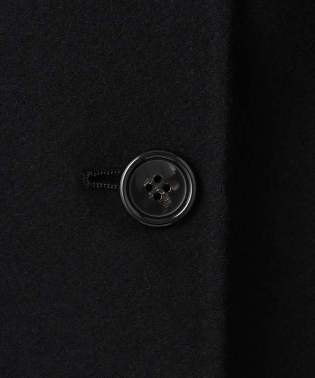 23区 S 【滝沢眞規子さん着用/VERY掲載】MANTECOPureリバー フード ロングコート ブラック系