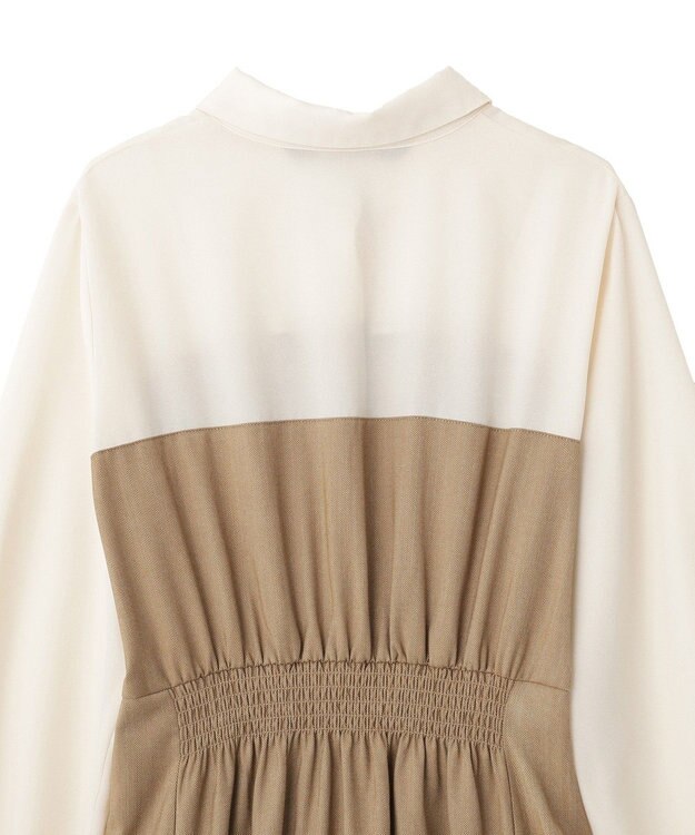 YECCA VECCA ベアドッキングワンピース Beige
