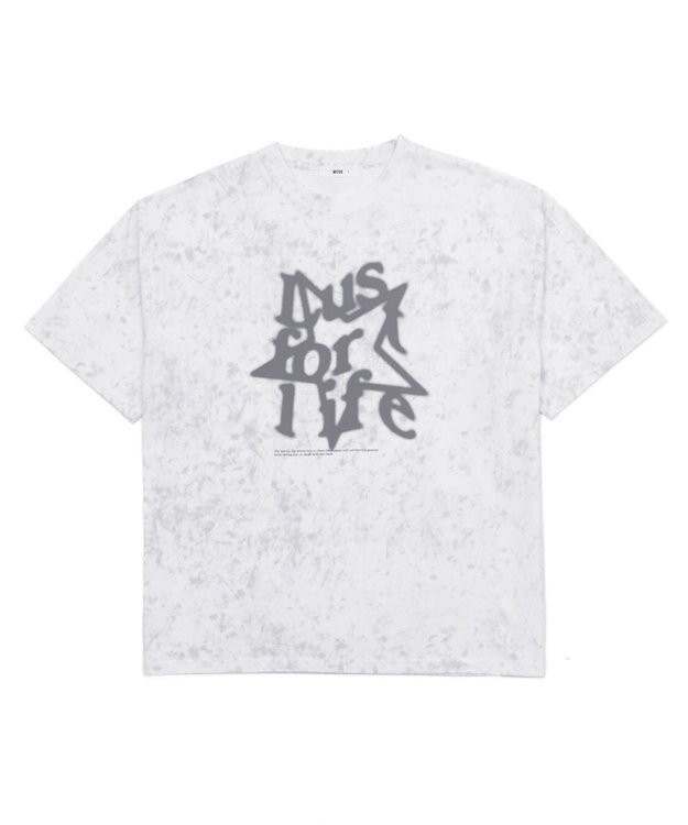 WEGO スノーパターングラフィックT（SS） ホワイト