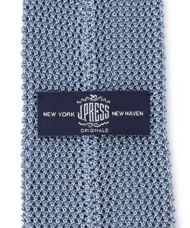 J.PRESS MEN 【J.PRESS ORIGINALS】Silk Wide Knit Tie サックスブルー系