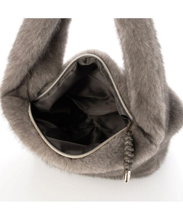 UNBILLION カシュカシュ cachecache / エコファーワンハンドルシンプルトート GY