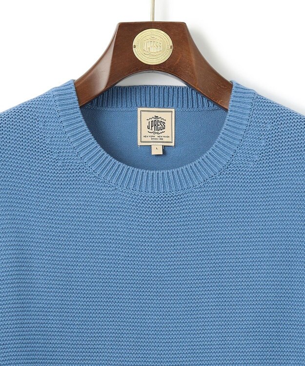 J.PRESS MEN 【WEB・一部店舗限定】クルーネックニット ブルー系