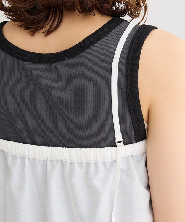 Green Parks ２ｗａｙレースキャミワンピース Off White