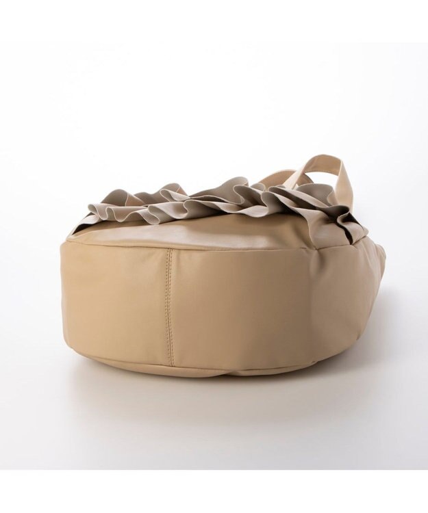 UNBILLION カシュカシュ cachecache / フリルトートバッグ ベージュ