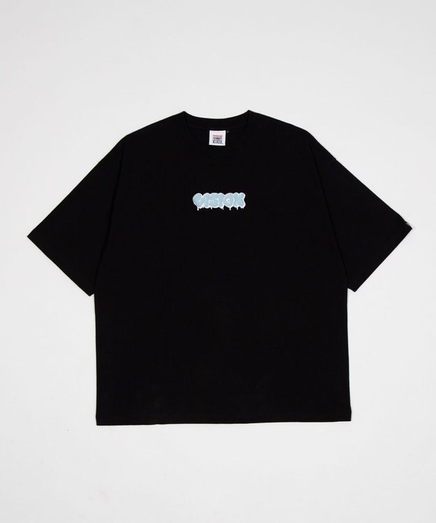 WEGO 【ユニセックス着用ITEM】別注VISIONグラフィックT（SS） ブラック