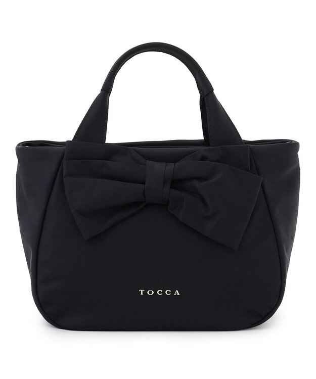 TOCCA RIBBON CUBE NYLON MINI TOTE ミニトートバッグ ブラック系