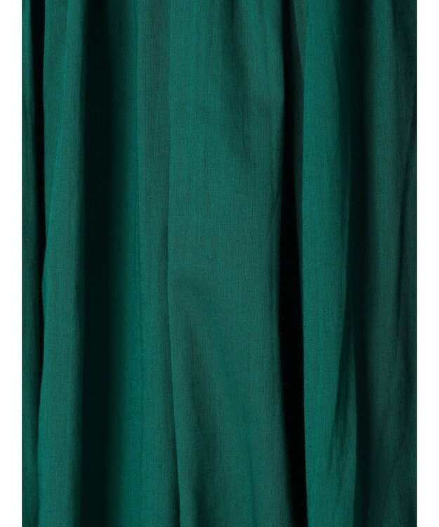 earth music&ecology コットンボイルボリュームスカート Green