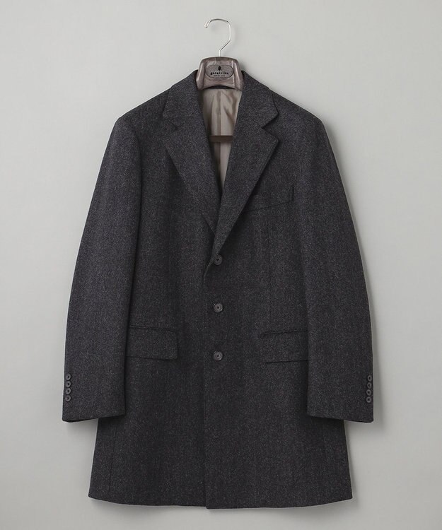 GOTAIRIKU ウールカシミヤビーバー_チェスター グレー系8