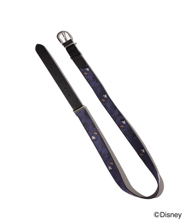 J.PRESS MEN 【DISNEY COLLECTION】アイビー ベルト / ミッキーマウス ネイビー系
