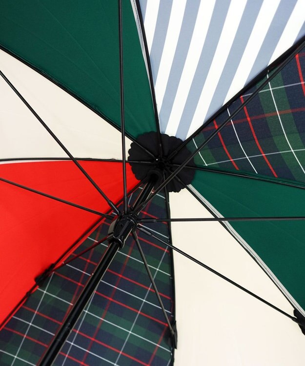 +RING レディース向け プラスリング 長傘60cm MLT T1282 マルチカラー