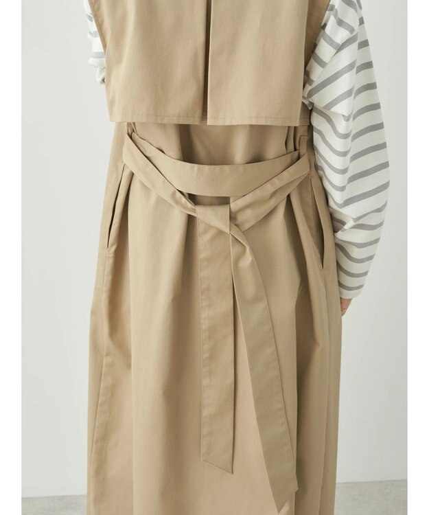 earth music&ecology ２ＷＡＹジレンチ Beige