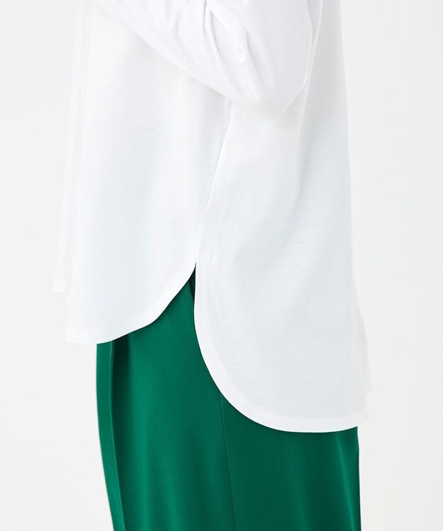 KASHIYAMA 【抗菌消臭】クレンゼ ロングスリーブTeeシャツ ホワイト