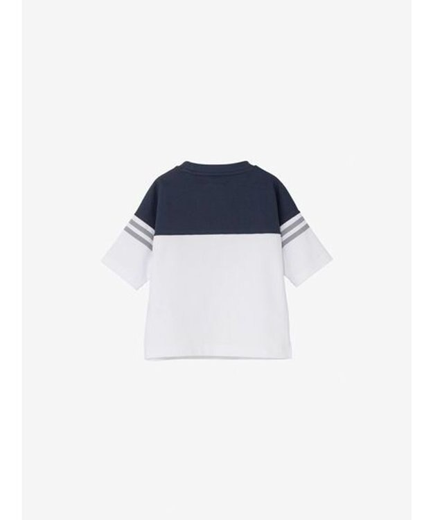 HELLY HANSEN 【キッズ】ハーフスリーブフットボールティー クリアホワイト×オーシャンネイビー