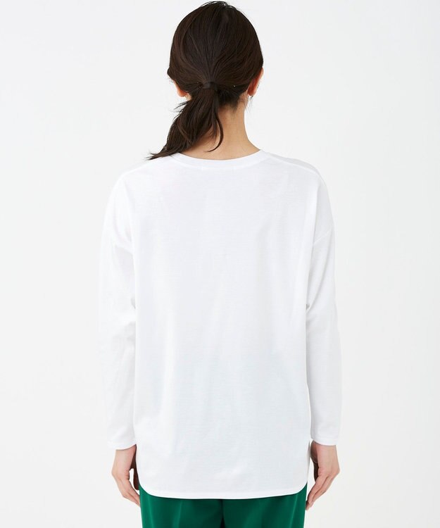 KASHIYAMA 【抗菌消臭】クレンゼ ロングスリーブTeeシャツ ホワイト