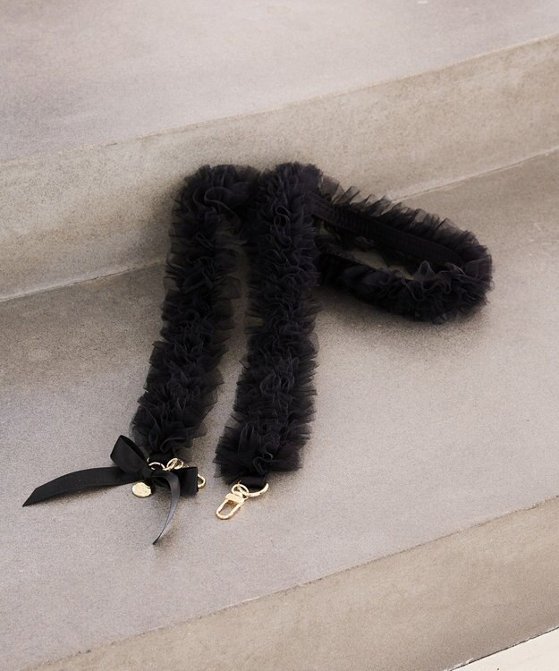 Maison de FLEUR フリルショルダー Black