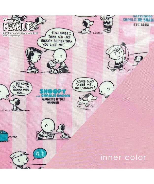 ROOTOTE 8431【スヌーピー】IP.スクエア.ラミネート.ピーナッツ-0L 01：フィフティーズ