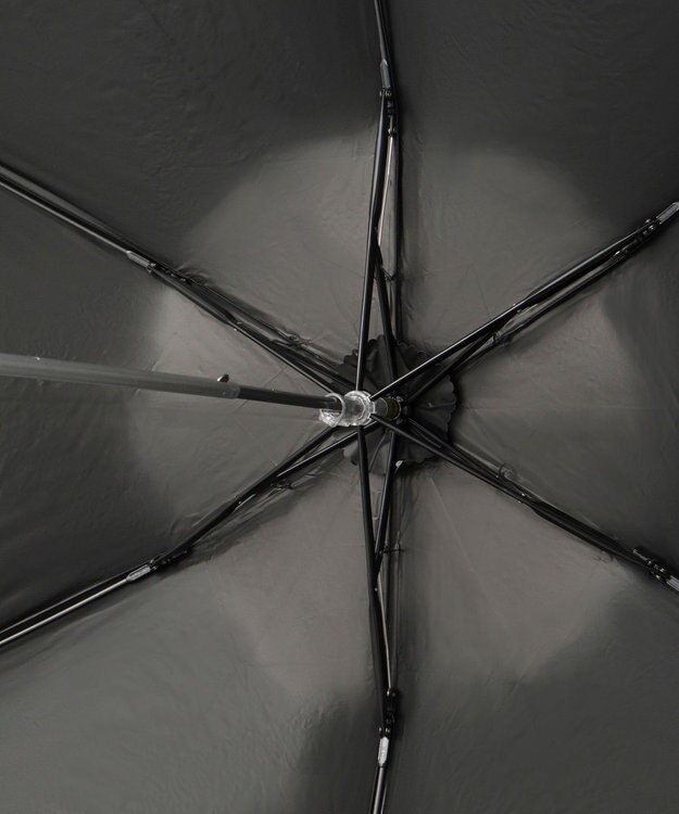 MOONBAT 【軽量】マッキントッシュ フィロソフィー 晴雨兼用日傘 折りたたみ傘 ストライプ／遮光 遮熱 UV ホワイト