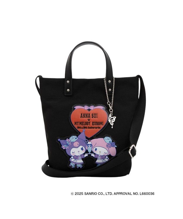 ANNA SUI ANNA SUI × MY MELODY & KUROMI ミニショルダー クロ