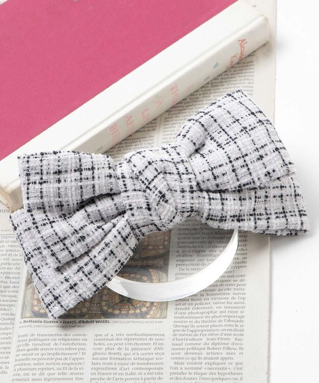 WEGO L柄リボンバレッタ 柄1