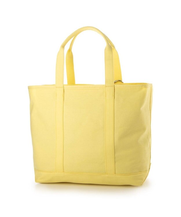 UNBILLION カシュカシュ cachecache / 裏コーディングキャンバスビッグトートバッグ イエロー