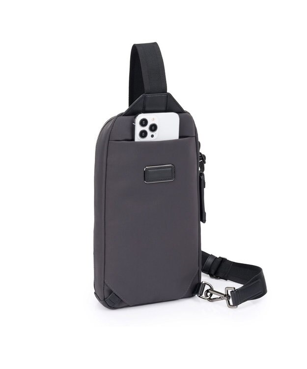 TUMI メンズ TUMI HARRISON 「グレゴリー」スリング ブラック/アイアン