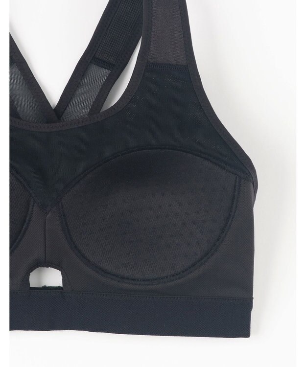 CW-X 【WOMEN】 CW-X ハイサポート タイプ スポーツブラ 【SPORTSゆれケアBra】 メッシュ ユレ・ズレをおさえる ムレにくい マラソン ジョギング 球技 ノンワイヤー レディース HTY178 /ワコール ブラック