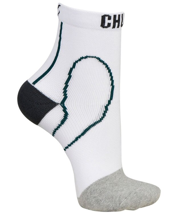 CW-X 【UNISEX】 ソックス CHUMS (チャムス)コラボ 足首サポート。運動時の足の疲労軽減。 汗消臭（つま先,かかと） LNR600 /ワコール グレー