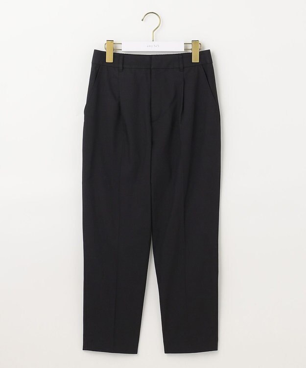 ANY SIS 【UVケア・接触冷感・撥水】クールタッチミラクルガード テーパード パンツ ブラック