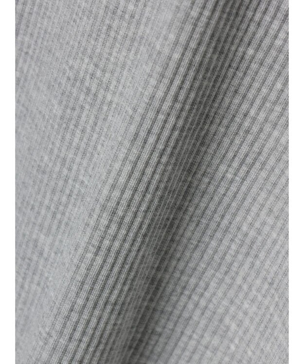 Green Parks ・ＳＵＧＡＲ　ＳＰＯＯＮ　アシンメトリーフリルロンＴＥＥ Gray Mixture