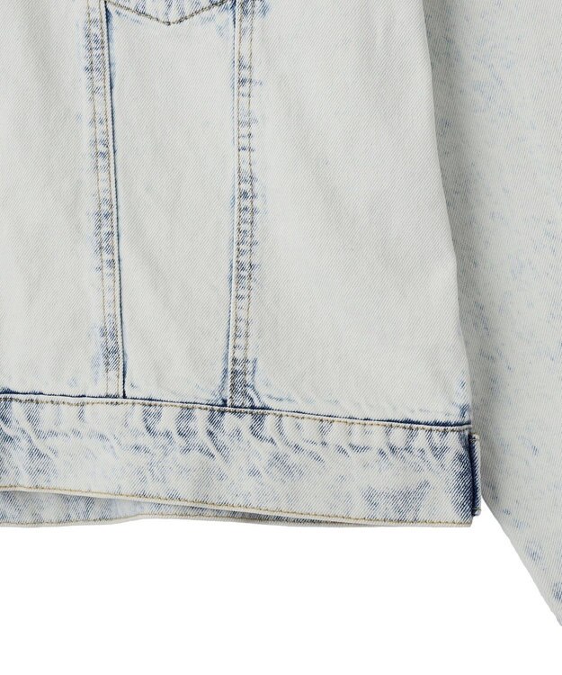 CRAFT STANDARD BOUTIQUE ハイブリーチケミカル加工デニムジャケット Light Indigo