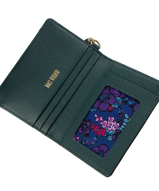 ANNA SUI セルパン 二面パスケース グリーン