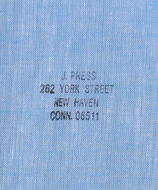 J.PRESS MEN 【WEB・一部店舗限定】リネンコットン シャツ/B.D サックスブルー系