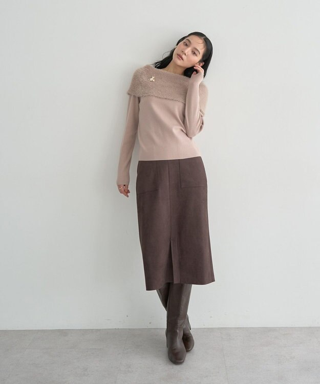 YECCA VECCA キャットパールブローチ Gold