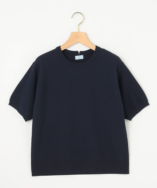 組曲 カノコニットＴシャツ ネイビー系