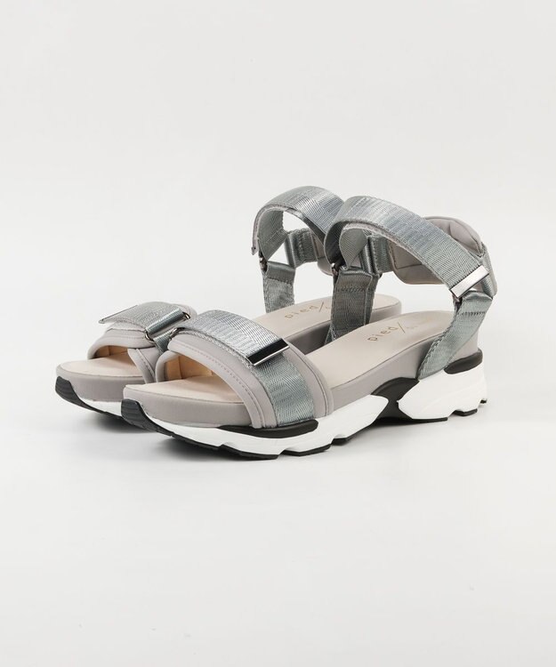 BONTRE 【pied du lapan/ピエドラパン】ベルクロスポーツサンダル/50721ZI グレー