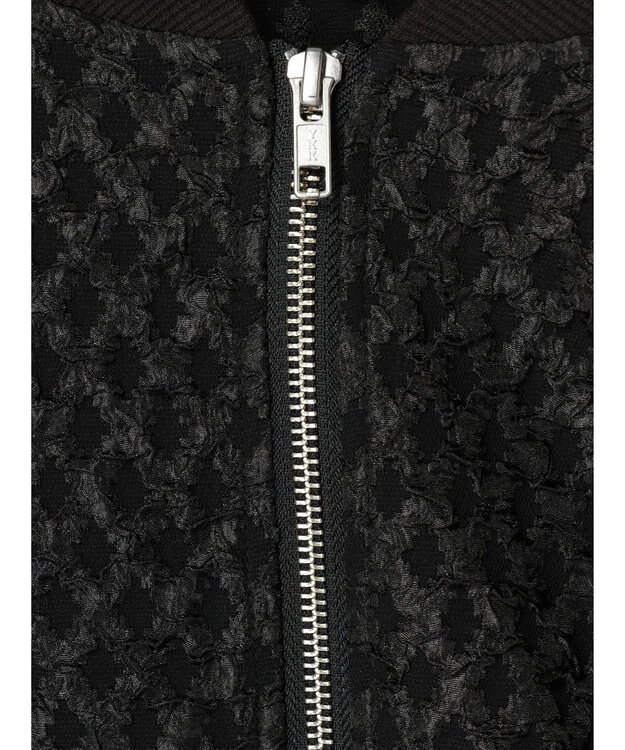 Green Parks ・ＳＵＧＡＲ　ＳＰＯＯＮ　エンボスチェックブルゾン Black