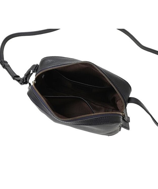 genten トスカ BOX型ミニショルダーバッグ ネイビー