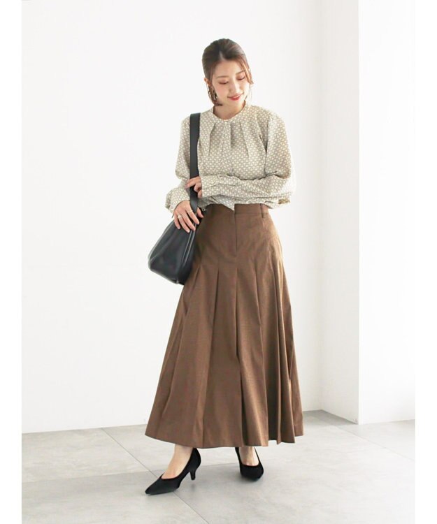 Te chichi パターンアソートボウタイブラウス オフホワイト