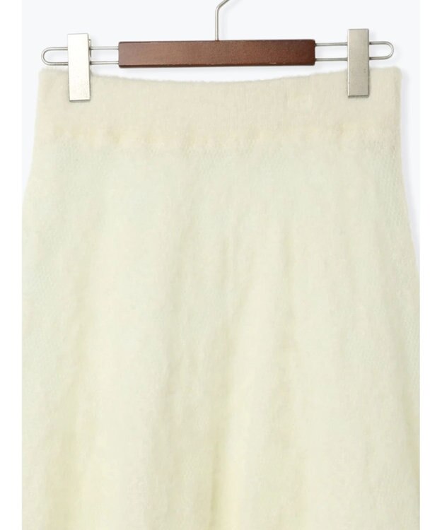 Te chichi 起毛レースニットスカート（セットアップ可）《2025winter catalog item》 オフホワイト