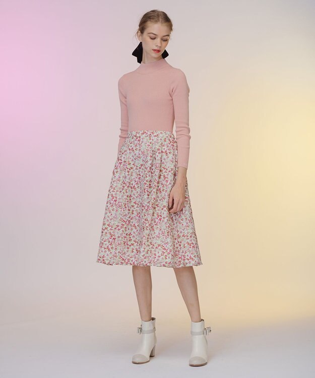 TOCCA 【洗える！】FILMS TURTLENECK タートルネックニット ピンク系