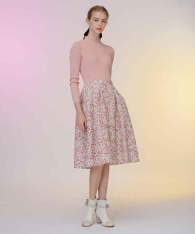 TOCCA 【洗える！】FILMS TURTLENECK タートルネックニット ピンク系