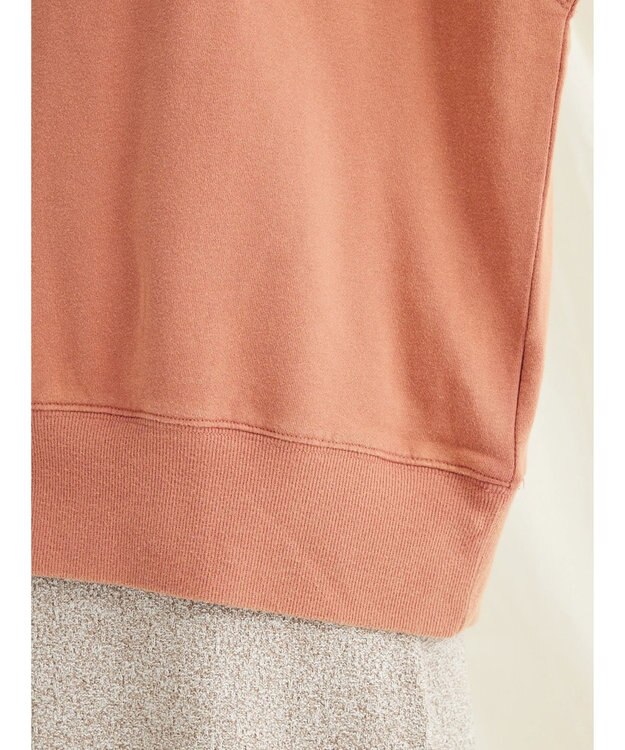 CRAFT STANDARD BOUTIQUE ミニ裏毛　パウダー加工　２ｗａｙクラックＰＴベスト Dark Orange