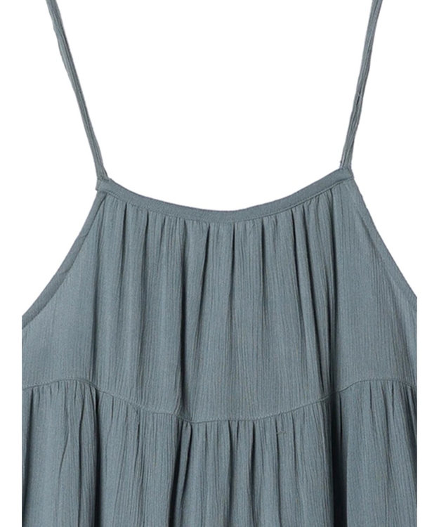 Green Parks 楊柳クレープボリュームキャミワンピース Mint