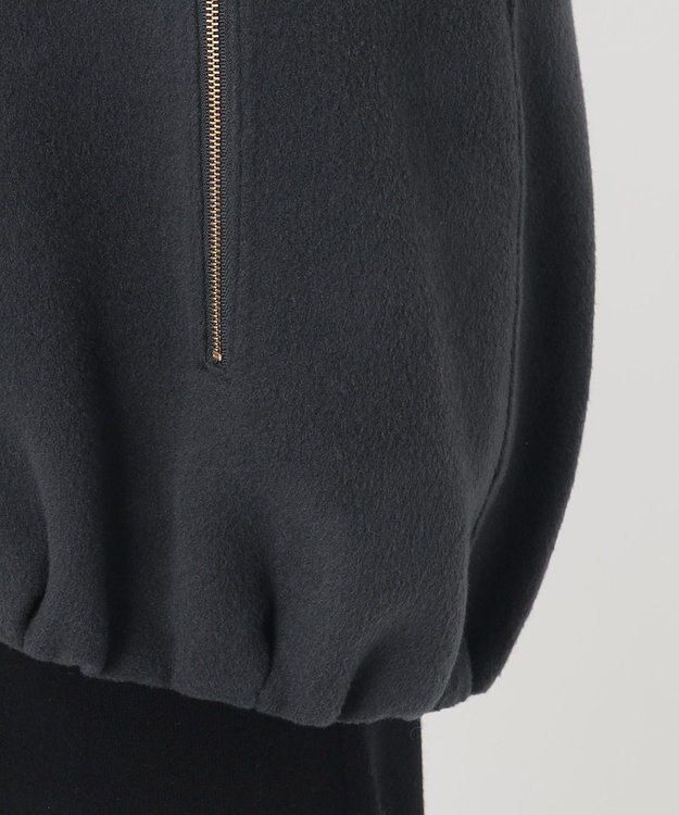 23区 【エステータ】ブラッシュドラムズウール ブルゾン スレートグレー系