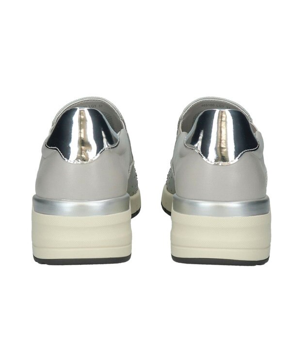 Bridget Birkin 【Round About】ラインストーンアクセントスリッポンスニーカー ライトグレー