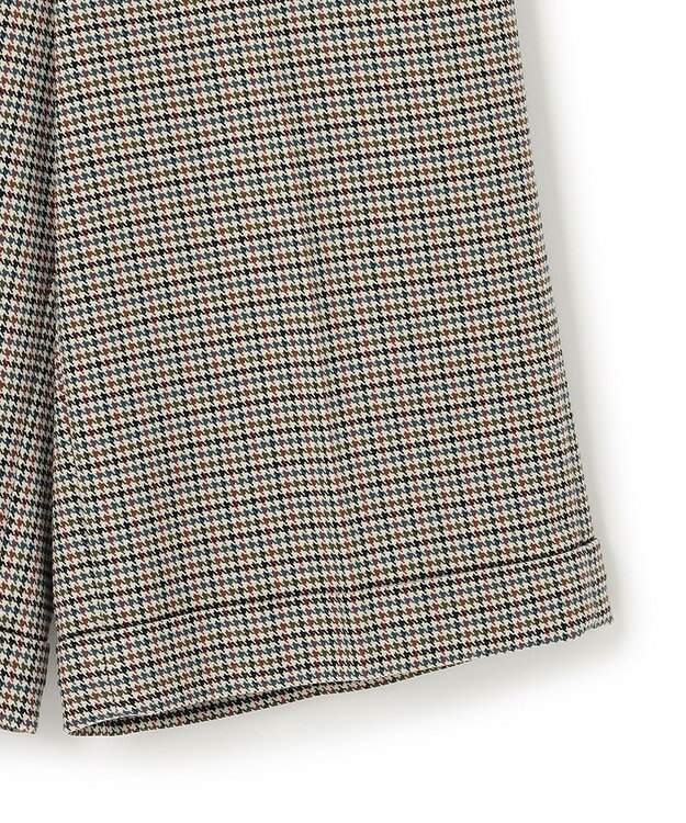 23区 ライトツイード チェック ハーフパンツ マルチチェック